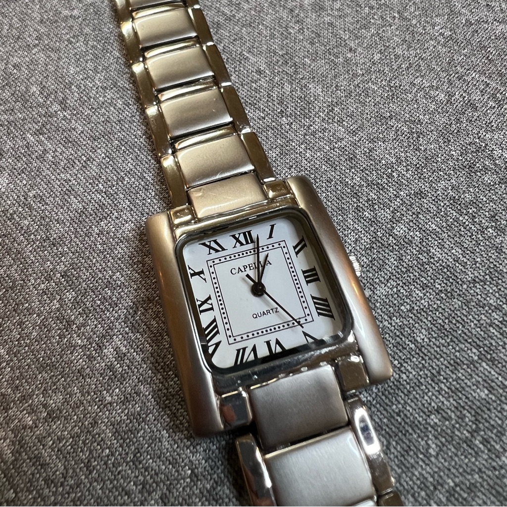Capella Quartz Stainless Steel Ladies Watch